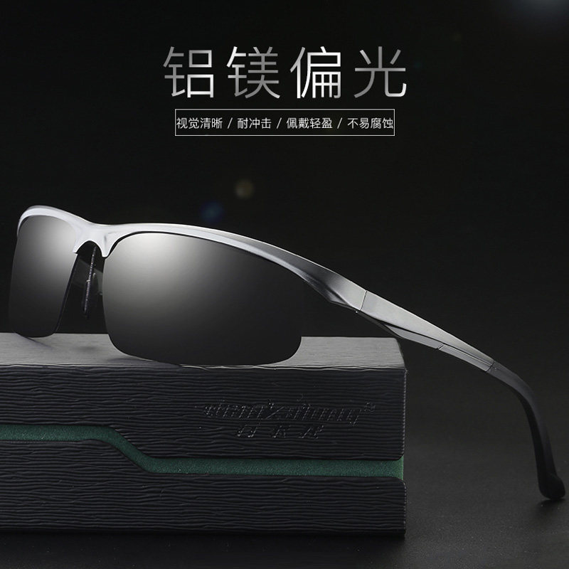 时尚经典款男士开车偏光太阳镜潮流运动型墨镜户外驾驶镜太阳眼镜