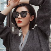 女大框防紫外线遮阳太阳眼镜休闲墨镜开车偏光太阳镜 时尚 经典 款