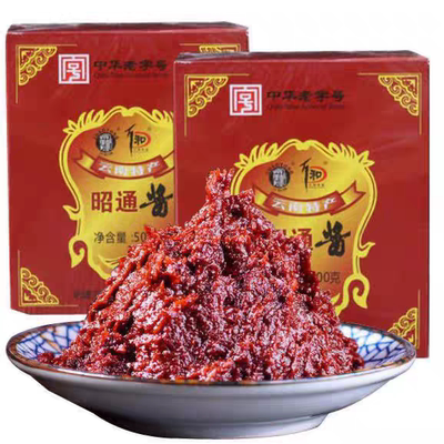 云南特产昭通酱万和酱老字号150g袋装香辣豆面酱炒杂酱米线调味料
