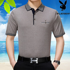 Playboy new trung niên nam V-Cổ cashmere áo len trung niên nam giản dị cha nạp XL áo len