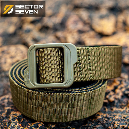 第7区 变色龙双面双色战术腰带军迷迷彩尼龙编织训练腰带战术皮带