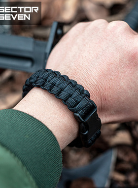 第7区 应急手环户外多用途伞绳编织捆绑手绳野外求生手链