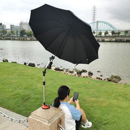 吸盘伞架可伸缩折叠创意晴雨伞遮阳防晒户外庭院伞露营阳台雨伞架