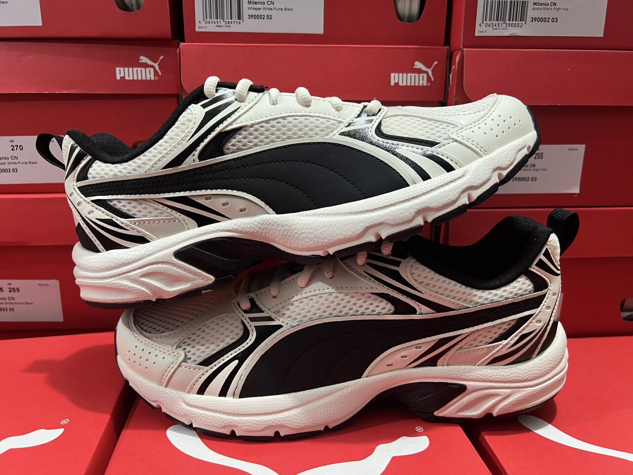 PUMA彪马男女情侣缓震透气运动老爹鞋跑MILENIO  CN 390002-02-03