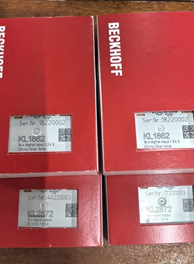 KL1862,KL2872现货促销全新原装正品未拆封BECKHOFF倍福模块