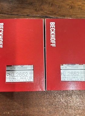 KL2652现货促销全新原装正品未拆封BECKHOFF倍福模块实物照片