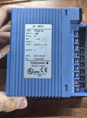 现货促销原装拆机YOKOGAWA横河PLC模块F3XD16-3F成色漂亮实物拍摄