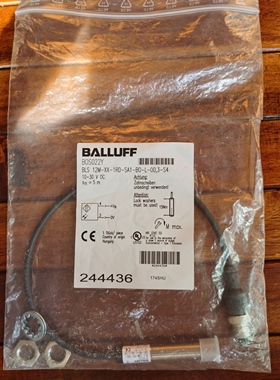 现货BLS 12M-XX-1RD-SA1-BO-L-00,3-S4 BOS022Y全新原装巴鲁夫