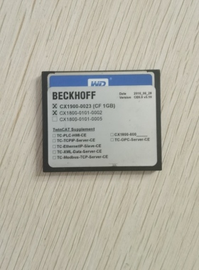 现货促销 原装拆机 BECKHOFF 倍福 CX1900-0023(CF 1GB) 实物照片
