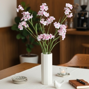 勿忘草仿真花假花摆设摆件花艺高级仿生花装饰花餐桌客厅干花道具