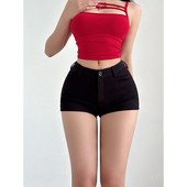 夏季 liviahome 子丰胯超短裤 显腿长包臀低腰热裤 美式 辣妹女团裤