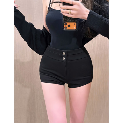 liviahome【本命丰胯裤】南韩美女高腰短裤百搭包臀显瘦性感热裤