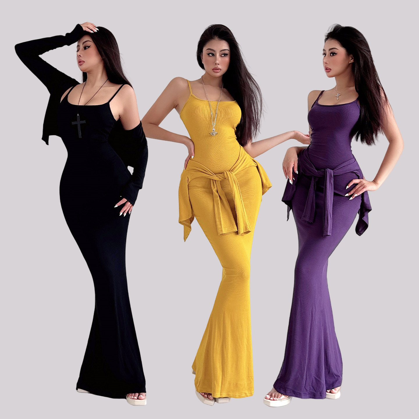 性感辣妹吊带连衣裙女夏季新款