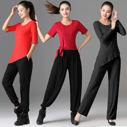 Штаны, фонарь, этнический комплект для йоги, современная спортивная одежда