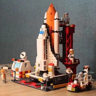 火箭队模型手工航天飞机模型男孩子益智10拼装积木8火箭玩具6岁
