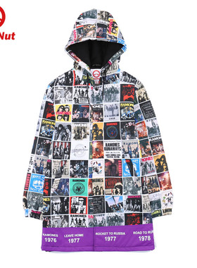 DEVIL NUT潮牌 恶魔男女同款长袖迷彩经典拳击棉服-雷蒙斯 ANT