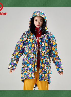 DEVIL NUT潮牌恶魔秋冬无性别情侣保暖保暖羽绒服 骰子小组 ATY