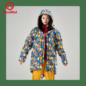 DEVIL NUT潮牌恶魔秋冬无性别情侣保暖保暖羽绒服 骰子小组 ATY