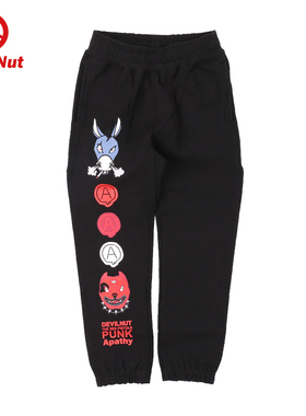 DEVIL NUT潮牌 恶魔 潮童装 合身针织裤 KIDS AET