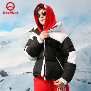 恶魔 DNS 秋冬秋季 新款 ATY DEVIL 男女情侣宽松棉衣 NUT潮牌