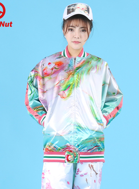 DEVIL NUT恶魔 潮牌 蝙蝠 女款 棒球衫-DN南方 SSX