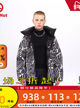 DEVIL NUT潮牌恶魔21秋冬无性别情侣双面保暖保暖羽绒服ATO