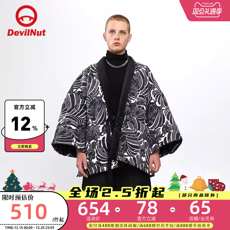 DEVIL NUT潮牌恶魔21秋冬无性别情侣款保暖休闲羽绒服东京系列ATO