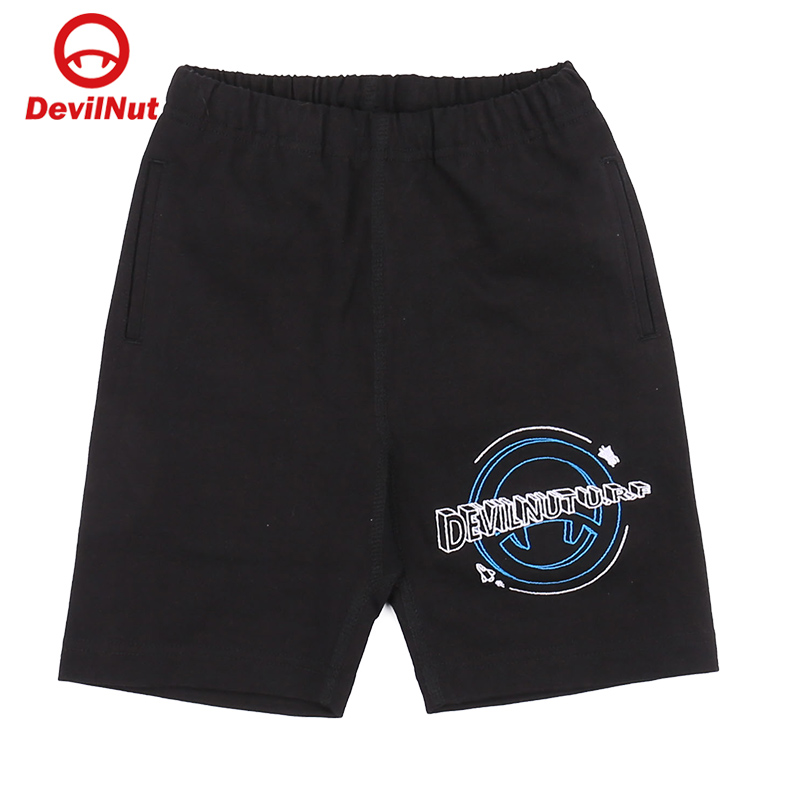 恶魔潮牌运动宽松短裤童装