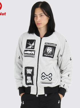 DEVIL NUT恶魔 潮牌 骨头 骷髅 男士棉服-BIB   AFO