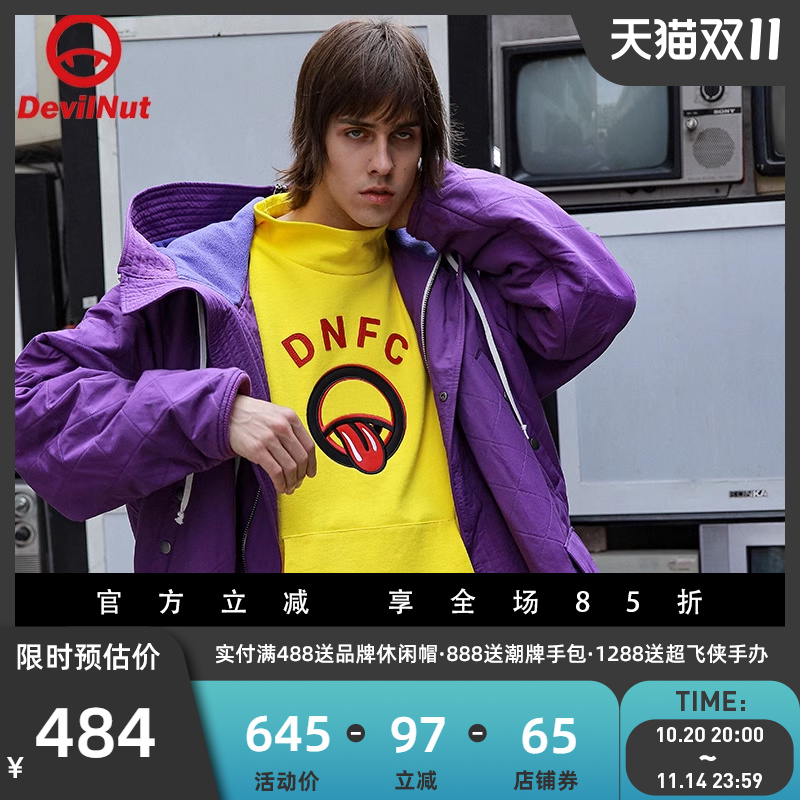 DEVILNUT外套潮牌恶魔保暖加长