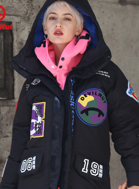 DEVIL NUT潮牌 恶魔无性别休闲个性山脉保暖羽绒服-当季 ANT