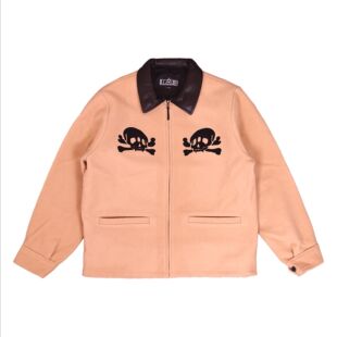 外套百搭 磨毛秋冬休闲夹克秋季 DEVIL NUT潮牌拉链长袖