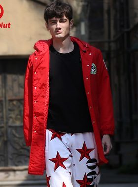 DEVIL NUT潮牌 恶魔 男女情侣中国红新年红大红拳击中衣-当季 ANT