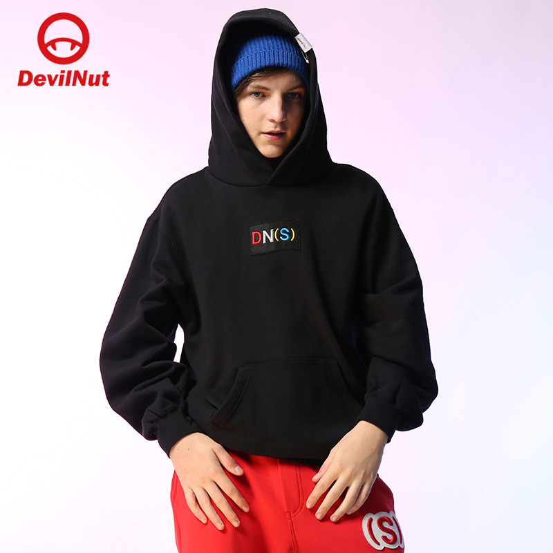 DEVILNUT卫衣恶魔秋季新款黑色