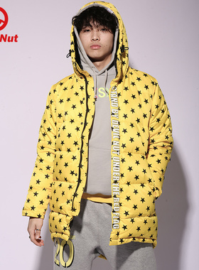 DEVIL NUT潮牌 恶魔无性别情侣保暖羽绒服流感外套 新ASV