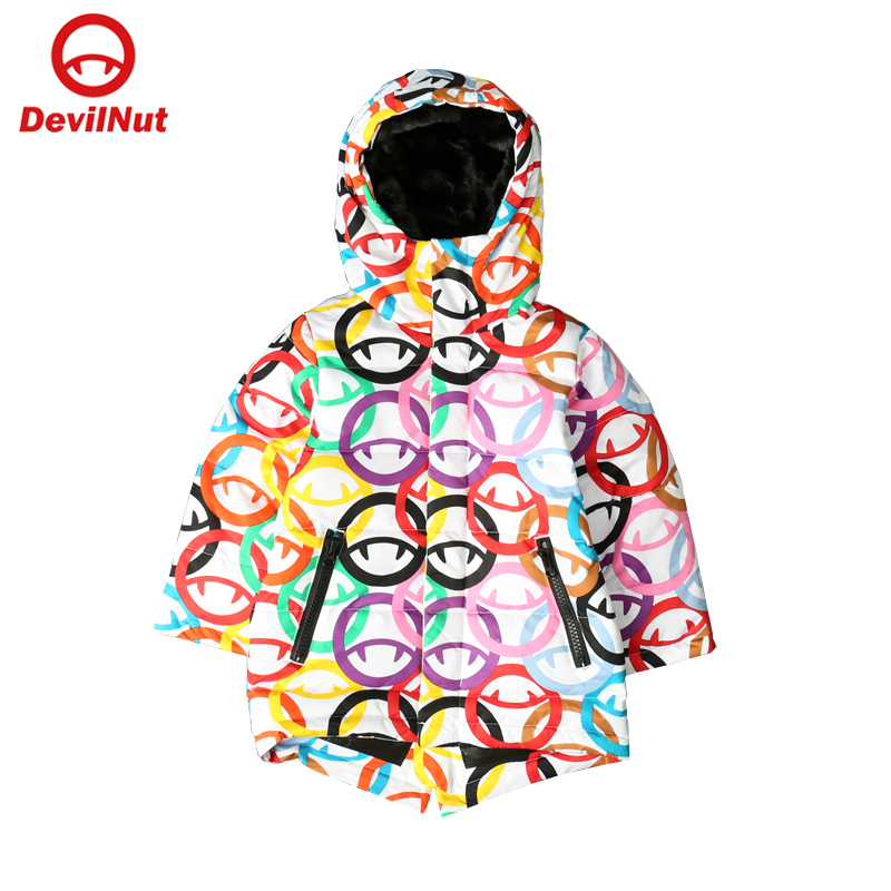 DEVIL NUT 潮牌 恶魔 潮童装 保暖羽绒服 新ASV