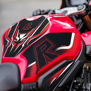 适用本田CBR650R油箱贴鱼骨贴磨砂摩托车改装车贴防滑车身版画贴