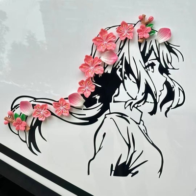 适用九号小牛薇尔莉特紫罗兰贴纸