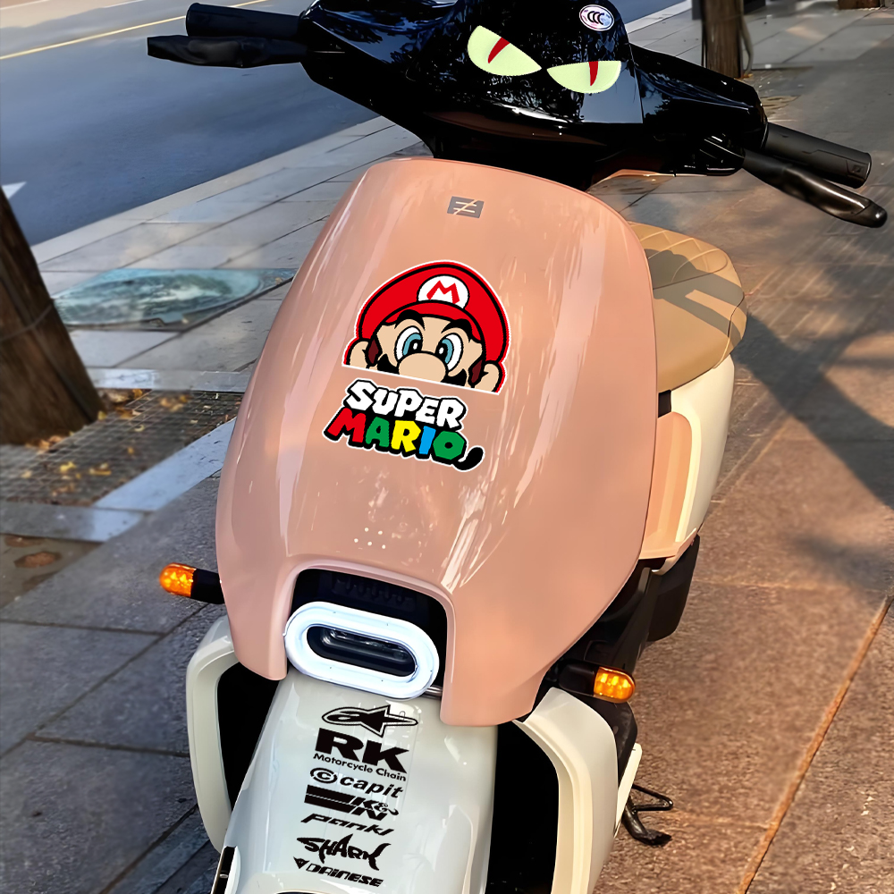 适用极核EZ3I拉花马里奥前脸贴纸