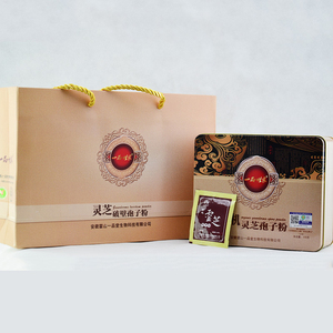 一品世家灵芝孢子粉 一品堂霍山林芝孢子粉 大别山椴木赤灵芝礼盒