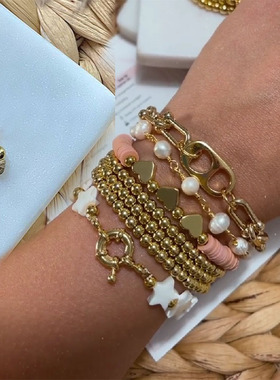 mlgm男女通用铜欧美风高质感手链