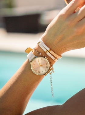 小众玻璃珠轻奢风小手链包邮