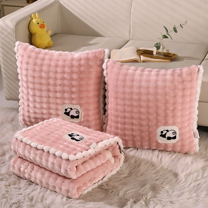 高级感抱枕被子两用车载枕头二合一车用午睡靠枕空调毯子冬天加厚