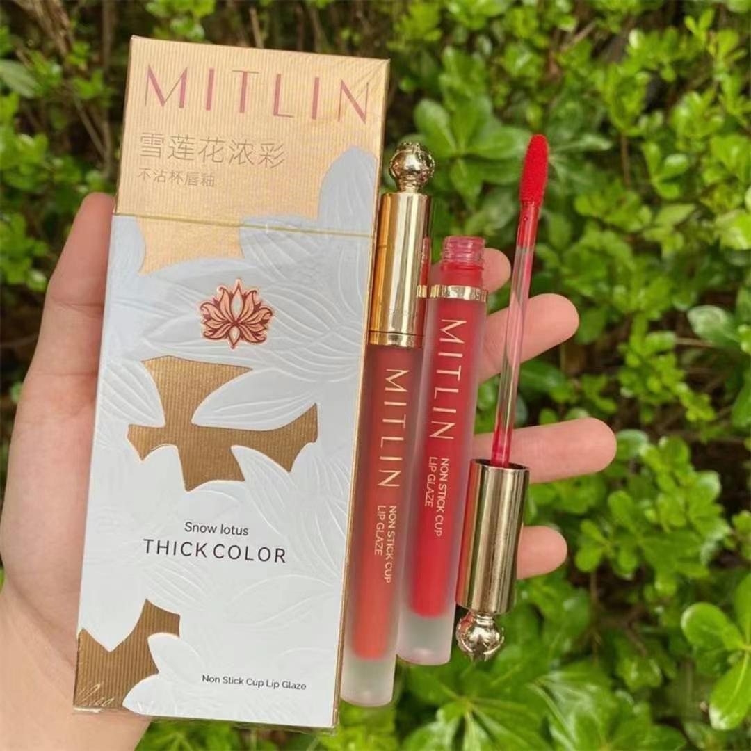 MITLIN米之莲雪莲花不沾杯唇釉