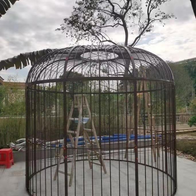 户外镀锌管大型鸟笼特大图片