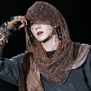 埃及尼泊尔沙漠旅游拍照头纱部落异域风情摄影男女美拉德围巾配饰