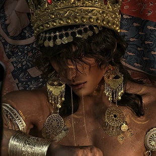 苏丹的游戏cos埃及同款发饰异域风情流苏头饰额头链古风敦煌配饰