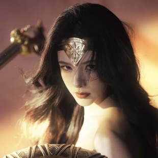 戴燕妮同款神奇女侠Cosplay服装头饰发箍成人儿童发带道具发饰