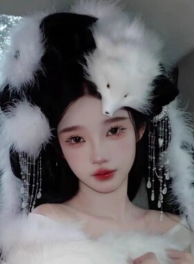 狐狸发饰发箍合金古风头饰汉服