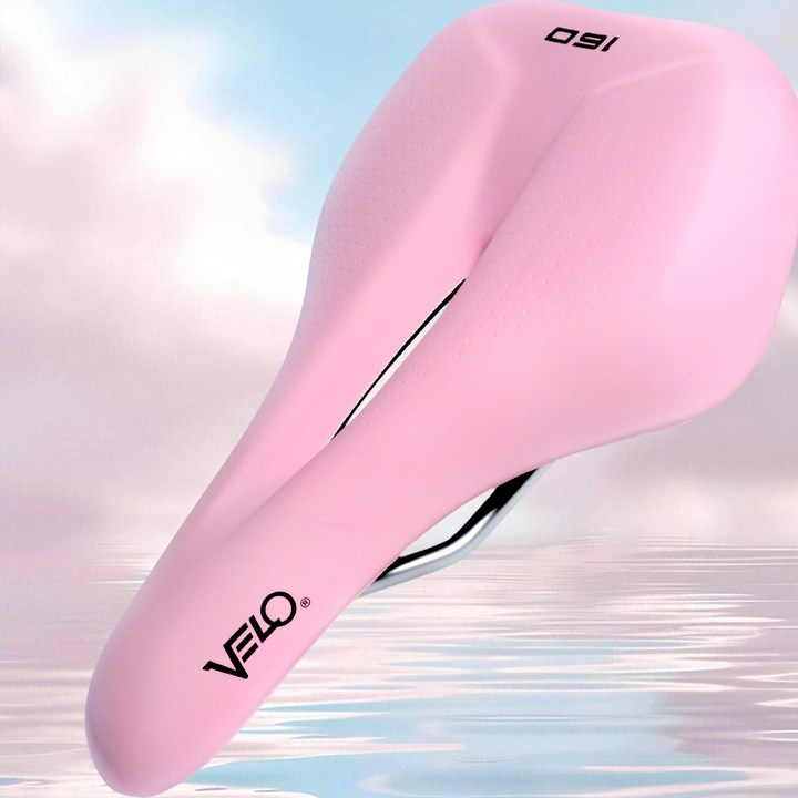 VELO维乐山地车坐垫公路车座垫折叠车鞍座单车粉色加厚舒适3662
